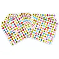 PlayBox: Nalepke z črkami, številkami in simboli, set 1000 kosov
