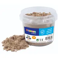 PlayBox: Naravna peščena barva kinetičnega peska v vedru 1kg
