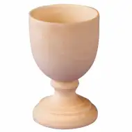 PlayBox: Naravni leseni okrasni jajčni stojalo, premer 42 mm, višina 65 mm, paket 10 kosov.