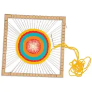 PlayBox: Okvir za tkanje okrogle oblike 23x23cm