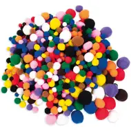 PlayBox: Paket Pom-Pom v osnovnih barvah, 525 kosov