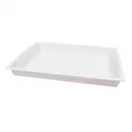 PlayBox: Plastični beli pladenj z ročaji 41x31cm