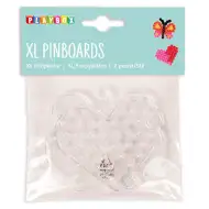 PlayBox: Plošča za likalne perle v obliki srca in metulja, komplet 2 kosov