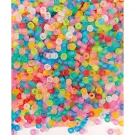 PlayBox: Prosojne barvne perle za nizanje 9mm 1000 kos