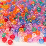 PlayBox: Prozorne kroglice za izdelavo nakita, komplet 1000 kosov