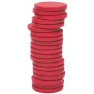 PlayBox: Rdeča vodena barva, krog 30mm, 1 kos