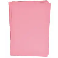 PlayBox: Roza kartonski set A4, 25 kosov, 180g