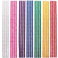 PlayBox: Samolepilni barvni okrasni kamni 1176 kosov 8 mm