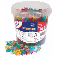 PlayBox: Set barvnih in prozornih plastičnih kroglic, 2200 kosov