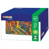 PlayBox: Set barvnih lesenih palčk v škatli 350 gramov