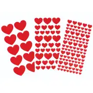 PlayBox: Set bleščečih nalepk s srčki, 146 kosov