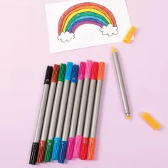 PlayBox: Set flomastrov z dvojno konico, 10 kosov slika 2