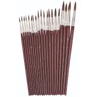 PlayBox: Set mehkih čopičev s kroglastimi glavami, 20 kosov