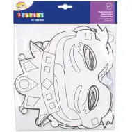 PlayBox: Set papirnih mask princesk, 12 kosov
