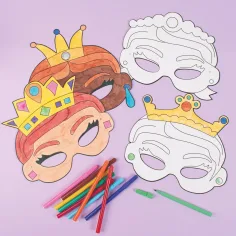PlayBox: Set papirnih mask princesk, 12 kosov slika 3