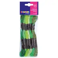 PlayBox: Set šestih zelenih vezenih niti