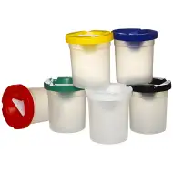 PlayBox: Skodelica za čiščenje čopičev v različnih barvah, 1 kos