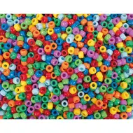 PlayBox: Svetle barvane nanizane perle 9mm 1000 kosov