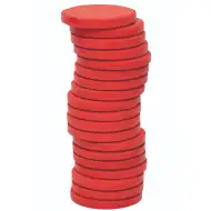 PlayBox: Svetlo rdeča vodena barva, krog 30mm, 1 kos