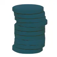 PlayBox: Temno modra vodena barva, krog 30 mm, 1 kos