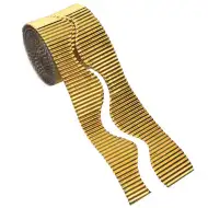 PlayBox: Valovit papir v zlati barvi, 50 mm, 15 m