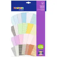 PlayBox: Vzorčni dekorativni karton, 25 listov