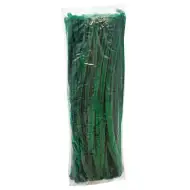 PlayBox: Zelene barvne niti iz ženiljske žice, 100 kosov, 6 mm