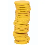 PlayBox: Živahna limonino rumena vodena barva, krog 30mm, 1 kos