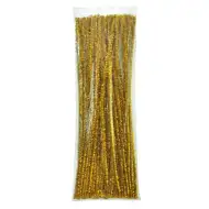 PlayBox: Zlate barve šenilne niti 100 kosov 6mm