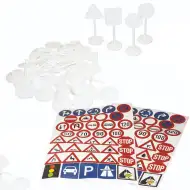 PlayBox: prometni znaki z nalepkami