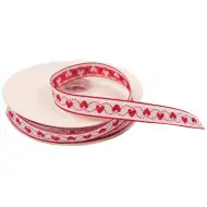 Playbox: Dekorativni trak s srčki 12mm 20m