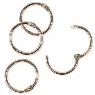 Playbox: Odprti kovinski obroč – Ø 25 mm, 10 kosov