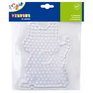 Playbox: XL likalna plošča za likanje perlic – 1 kos (oblika mačka, pes ali konj)