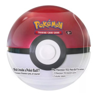 Pokémon TCG 2024 Poké Ball Tin – kovinska škatla v obliki Poké Balla z 3 boosterji, v več različicah