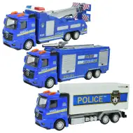 Policajski avtomobili: Policajski tovornjak na kolesih v različnih različicah 19cm