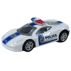 Police Cars: Kovinski policijski avtomobili v različnih različicah 1/50 1db slika 4