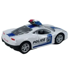 Police Cars: Kovinski policijski avtomobili v različnih različicah 1/50 1db slika 5
