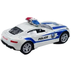 Police Cars: Kovinski policijski avtomobili v različnih različicah 1/50 1db slika 9