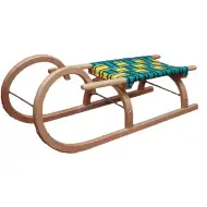 Premium klasične lesene sani - 95 cm
