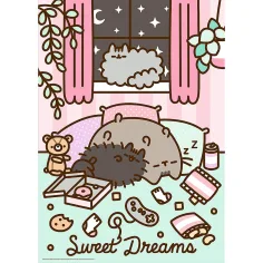 Pusheen sladke sanje 1000-delni Premium plus kakovostni puzzle - Trefl slika 2