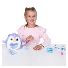 Rainbocorns Eggzania presenečenje jajce z interaktivno plišasto igračo – zimski prijatelji slika 2