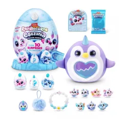 Rainbocorns Eggzania presenečenje jajce z interaktivno plišasto igračo – zimski prijatelji slika 3