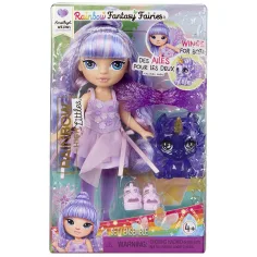 Rainbow High Littles mavrična vila Amethyst Willow lutka