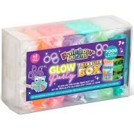 Rainbow Loom: Komplet za izdelavo zapestnic iz gumic, ki svetijo v temi