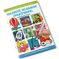 Razvojne naloge s vozili v zvezku za brisanje s flomastrom