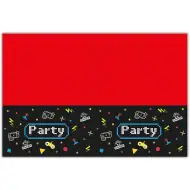 Rdeče-črna plastična namizna pregrinjala z motivom za igralce 120x180 cm