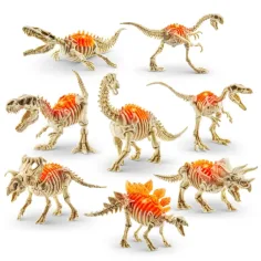 Robo Alive dinozaver fosilija mini presenečenje jajce v več različicah 1 kos slika 3