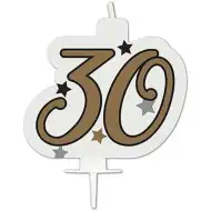 Rojstnodajna številčna sveča - številka 30