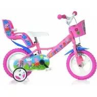 Roza otroško kolo Peppa Pujsa v velikosti 12 - kolo Dino Bikes