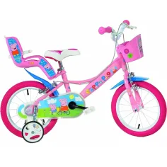 Roza otroško kolo Pujsa Pepa, velikost 16 – Dino Bikes